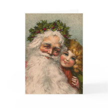 Tarjeta de Navidades "Santa Claus"
