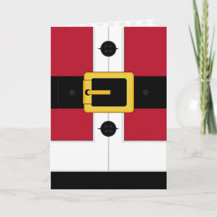 Festiva Tarjeta de Navidades Santa Suit