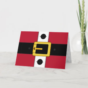 Festiva Tarjeta de Navidades Santa Suit