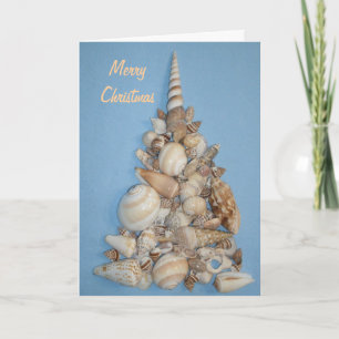 Festiva Tarjeta de navidades Seashells