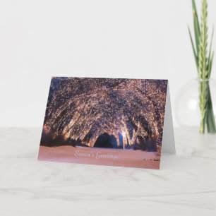 Festiva Tarjeta de Navidades "Sleepwalker Wood (Noche)"