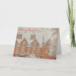 Festiva Tarjeta de Navidades Snowy Tamworth