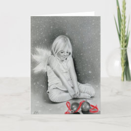 Festiva Tarjeta de navidades Spirit Angel Elf