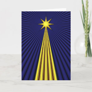 Festiva Tarjeta de Navidades Star of Bethlehem