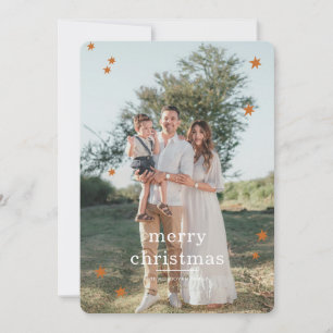 Festiva Tarjeta de Navidades Starry Sky