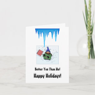 Festiva Tarjeta de Navidades Stick It
