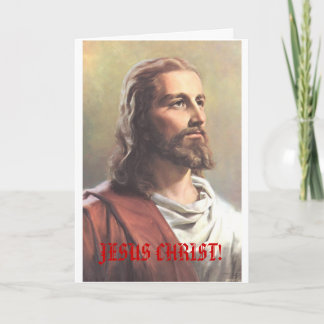 Festiva Tarjeta de navidades superestrella JESUS CHRIST!