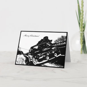 Festiva Tarjeta de Navidades temáticos EVO IX para automóv