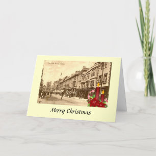 Festiva Tarjeta de Navidades - The High Street, Oxford