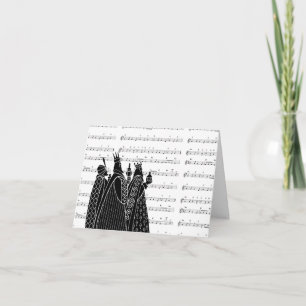 Festiva Tarjeta de navidades - Tres Reyes