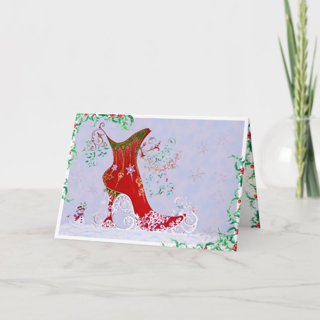 Festiva Tarjeta de Navidades Troika (Anverso)