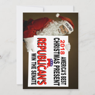FESTIVA TARJETA DE NAVIDADES TRUMP