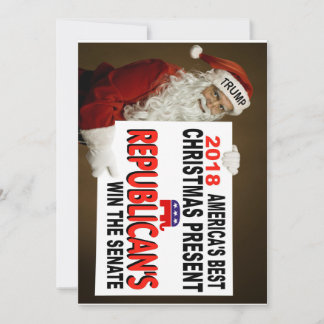 FESTIVA TARJETA DE NAVIDADES TRUMP