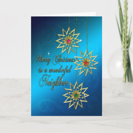 Festiva Tarjeta de Navidades vecinos