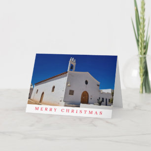 Festiva Tarjeta de Navidades vista a la iglesia de La Grac