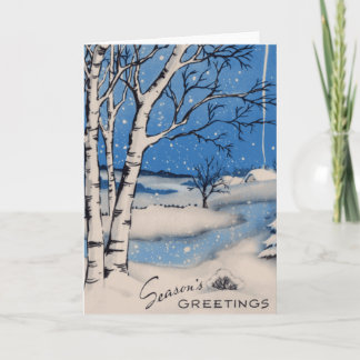 Festiva Tarjeta de Navidades Winter Wonderland