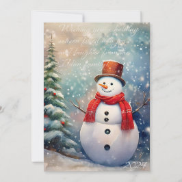 Festiva Tarjeta de Navidades Winter Wonderland