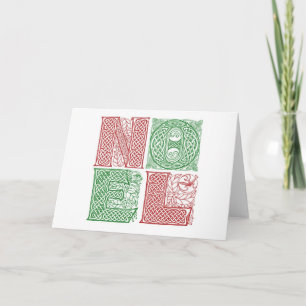 Festiva Tarjeta de Noel del Celtic