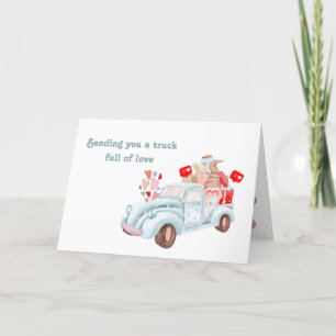 Festiva Tarjeta de nombre personalizada de San Valentín Da