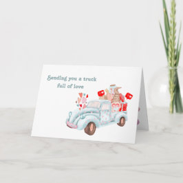 Festiva Tarjeta de nombre personalizada de San Valentín Da