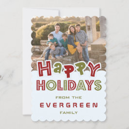 Festiva Tarjeta de nombre y foto del personalizado de Feli