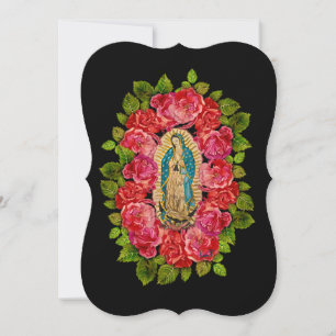 Festiva Tarjeta de Nuestra Señora de Guadalupe