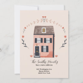 Festiva Tarjeta de nueva dirección