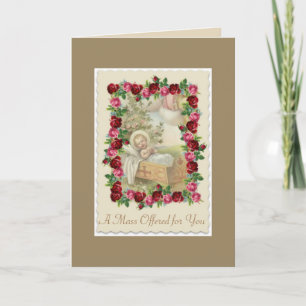 Festiva Tarjeta de oferta masiva católica