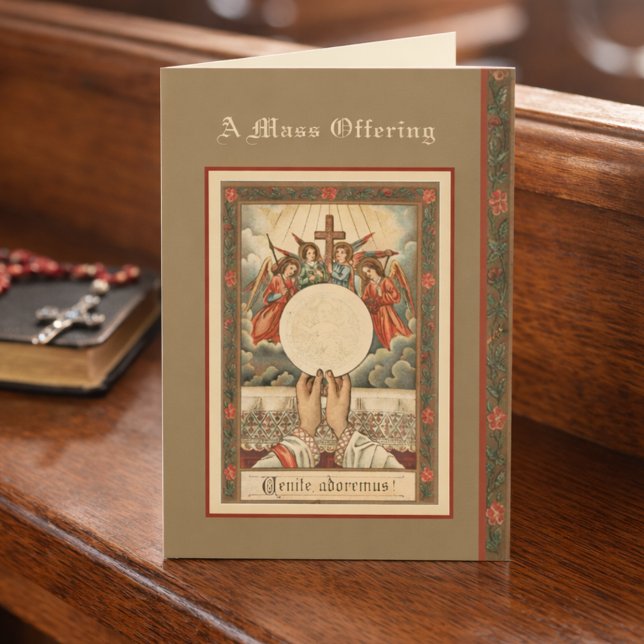 Festiva Tarjeta de oferta masiva de Navidades católicos (Subido por el creador)