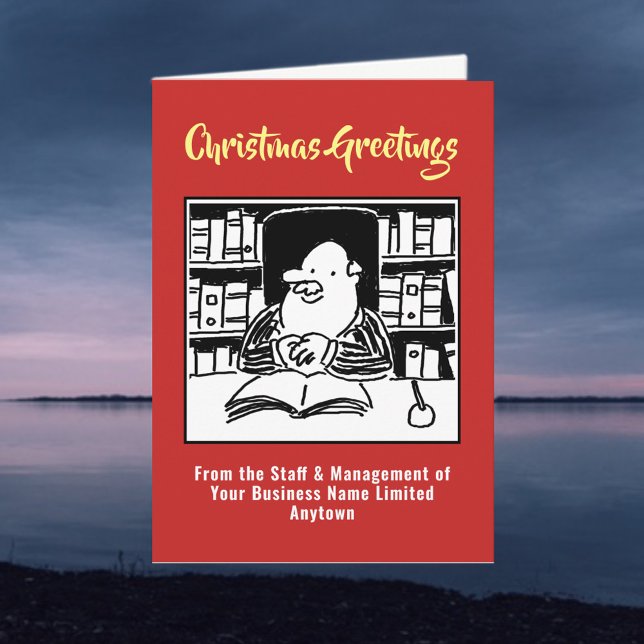 Festiva Tarjeta de oficina de impuestos o Navidades contab (Subido por el creador)