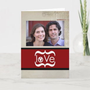 Festiva Tarjeta de Ohoto día de San Valentín