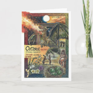 Festiva Tarjeta de Ostara (Pascua)