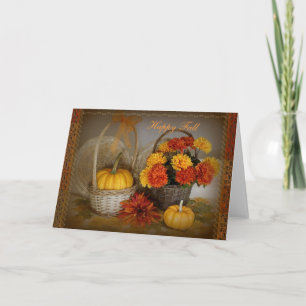 Festiva Tarjeta de otoño feliz