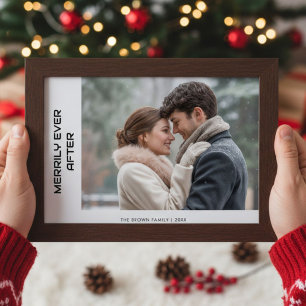 Festiva Tarjeta de Pareja de Vacaciones Románticas Feliz D