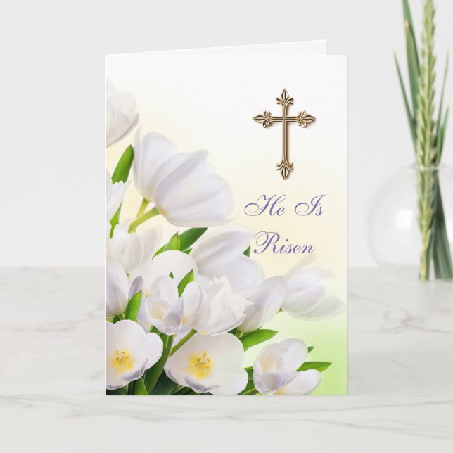 Festiva Tarjeta de Pascua (Anverso)
