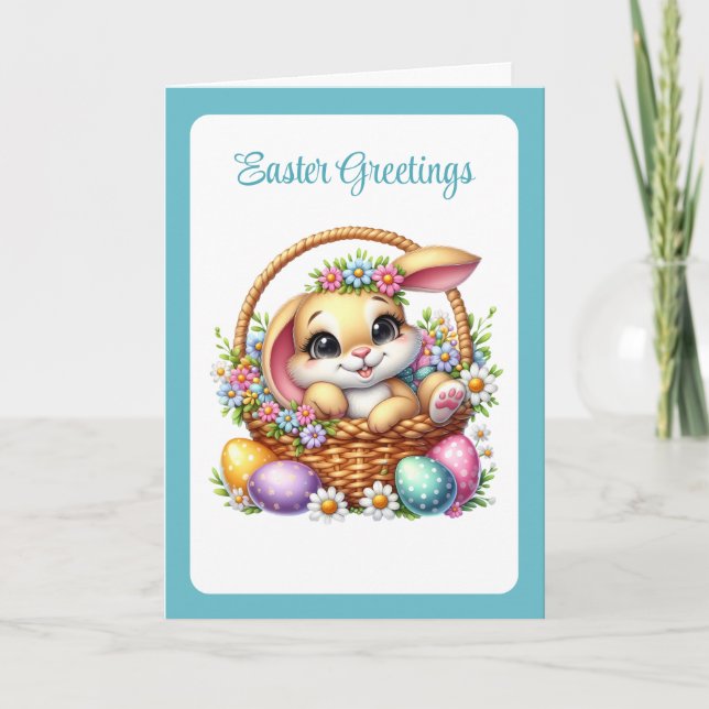 Festiva Tarjeta de Pascua (Anverso)
