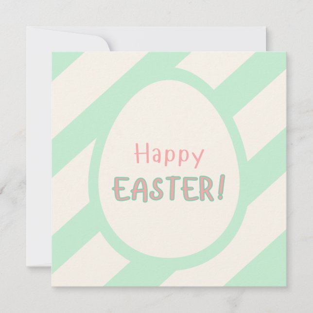 Festiva Tarjeta de Pascua (Anverso)