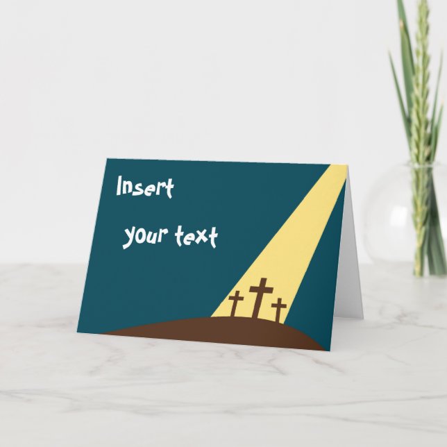 Festiva Tarjeta de Pascua (Anverso)