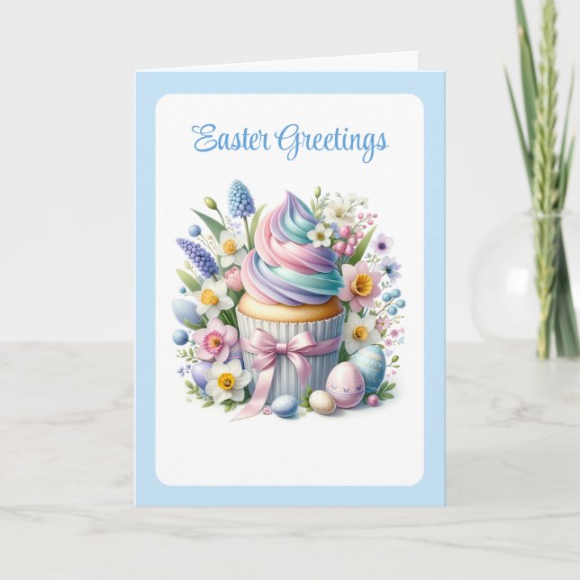 Festiva Tarjeta de Pascua (Anverso)