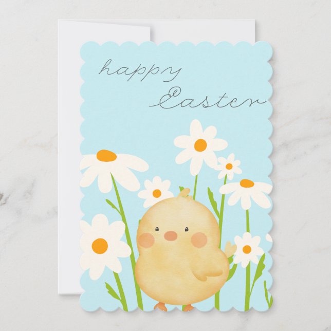 Festiva Tarjeta de Pascua Adorable (Anverso)