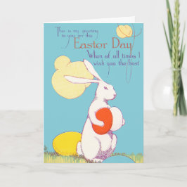 Festiva Tarjeta de Pascua antigua circa 1913