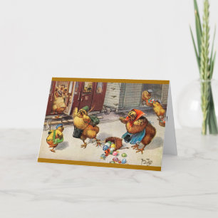 Festiva Tarjeta de Pascua Arthur Thiele - Tren de Captura 