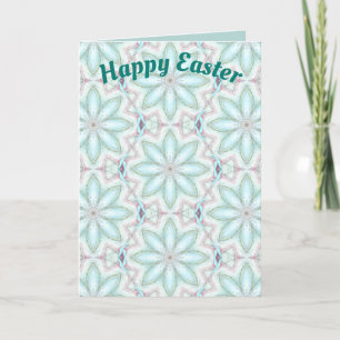 Festiva ~ Tarjeta de Pascua con patrón ~
