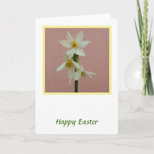 Festiva Tarjeta de Pascua Daffodil