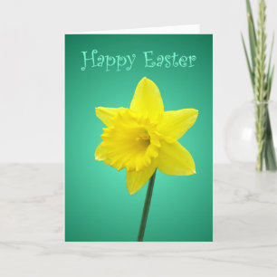 Festiva Tarjeta de Pascua Daffodil - II