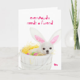 Festiva Tarjeta de Pascua de Amigo Buena