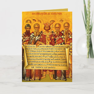 Festiva Tarjeta de pascua del credo de Nicaean