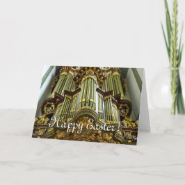 Festiva Tarjeta de pascua del órgano del Gouda