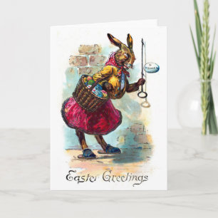 FESTIVA TARJETA DE PASCUA DEL VINTAGE