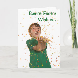 Festiva Tarjeta de pascua divertida